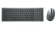 KM7120W-GY-UK Keyboard and Mouse, 1600dpi, KM7120, UK English, QWERTY, Bluetooth/Wireless