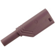 LAS S WS VIOLETT / VIOLET Safety plug diam. 4 mm Violet CAT II