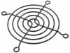 FG-08-BK, Решетка; 80x80мм; Мат-л: металл; Монтаж: винт; Цвет: черный, TQSOLUTION
