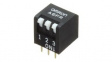 A6FR-3101 Переключатель: DIP-SWITCH; Кол-во секций: 3; ON-OFF; 0,025A/24ВDC