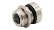 RND 205-01135 M8 Circular Sensor Connector, Straight, Socket, 3 Poles, A-Coded, Solder