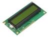 NPC1602LRU-FWA-H Дисплей: LCD; алфавитно-цифровой; STN Positive; 16x2; LED; PIN:16