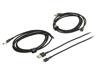 KABGCSET06 Кабель; USB 2.0; вилка Apple Lightning,вилка USB A; черный; 2,4А