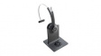 CP-HS-WL-561-M-EU= Headset with Multibase Station, 500, Mono, On-Ear, 18kHz, Bluetooth/USB, Black /