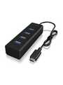 IB-HUB1409-C3, Hub, 4x USB A Socket, USB C Plug, ICY BOX