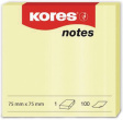 N46075 NOTES 75 x 75 mm 100 sheets yellow