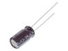 UPV0J221MGD, Конденсатор: электролитический; с низким импедансом; THT; 220мкФ, NICHICON