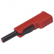 SLS 200 RED Защитный штекерный разъем ø 4 mm красный