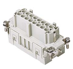JSEF 16 N, female insert, 32 poles + PE (2 inserts), ILME