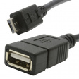 VLMP60515B0.20 USB 2.0 micro-B OTG cable 0.2 m Black