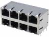 857271003 Гнездо; RJ45; PIN:8; Кат:5e; позолота; Конфиг.выводов:8p8c