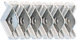 CUM 5/6 Pin header, straight 6P5 mm