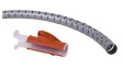 33.732 Spiral Wrap Tubing with Hand Tool, 15 ... 15mm, PVC, Silver