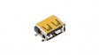 629104190121 USB Connector, USB-A 2.0 Receptacle, Right Angle, 4 Poles