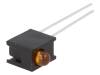 HLMP-1401-D00A1 LED; в корпусе; желтый; 3мм; Кол-во диод: 1; 10мА; 60°; 1,5?2,4В