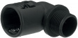 PA-SOB-07M12 Conduit fittingNW07 M12 x 1.5 black 90 deg
