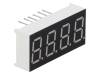 LFD036BUE-101B, Дисплей: LED; 7-сегментный; 9,14мм; красный; 6,8мкд; анод; II.зн:4, WENRUN