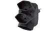 1508022102 Plug-in power strip black 10 A/230 VAC Typ 12