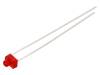 TLUR2401 LED; 1,8мм; красный; 4-32мкд; 40°; 2?3В; Поверхность: выпуклая