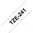 TZE-241 Label Tape 18 mm Black on White 8 m