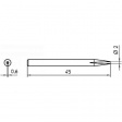 4SPI152111 Soldering tip Chisel shaped 2 mm