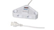 200170224 Outlet Strip 4 Type J (T13) White Type J (T12)