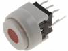 PB6136FBL-1 Микропереключатель; 1; DPDT; 0,1A/30ВDC; THT; LED; красный; 1,5Н