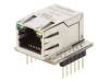 WIZ810SIO, Модуль: Ethernet; Интерфейс: SPI; 3,3ВDC; RJ45,штыревой; 2,54мм, WIZNET