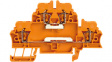 1694140000 ZDK 2.5 OR terminal block z series tension clamp, 0.5...2.5 mm2 500 vac 20 a ora