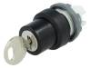 1SFA611282R1002 Переключатель: поворотный с ключом; 2; 22мм; черный; IP66; O22,5мм