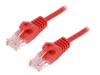 CP1044U Patch cord; U/UTP; 5e; многопров; CCA; ПВХ; красный; 1,5м
