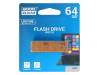 UEC2-0640N0R11 Флешка; USB 2.0; 64ГБ; коричневый; Считывание:20МБ/с