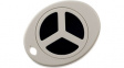 RND 455-00107 Key fob enclosure 55 x 43 x 13.4 mm grey ABS