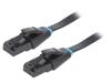 IBJBD Patch cord; U/UTP; 6; многопров; OFC; ПВХ; черный; Дл: 0,5м; 32AWG