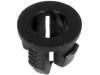 FIX-LED3-8 Держатель LED; 3мм; одноэлементный; черный; UL94V-2; L:4,6мм