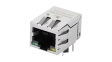 TMJ4011ABNL Industrial Connector, 10/100 Base-T, RJ45, Socket, Right Angle, Ports - 1, Conta