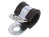 LKD11120 Хомуты; Oпетли: 11мм; W: 20мм; сталь; Материал корпуса: EPDM; W1
