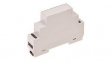 RND 455-01242 Plastic Enclosure DIN Rail 18x90x65mm Grey ABS IP20