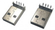 RND 205-01044 USB-A Connector 2.0, Plug, Right Angle
