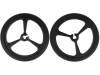 POLOLU WHEEL 40?7MM - BLACK Колесо; Диам.вала:3мм; Ось: D-образный профиль; черный; резина