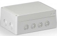SPCK131808G Cubo S 125 x 175 x 75 мм, 50 мм основание, Pg выбивные отверстие, серая крышка,