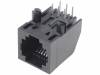 5555165-1 Гнездо; RJ12; PIN:6; Кат:3; со стопором панели, с низкми профилем
