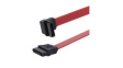 SATA6LA1 SATA Cable Left Side Angle 152 mm Red