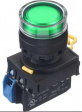 YW1L-MF2E10QM3G Illuminated Pushbutton Switch, 10 A, 230 VDC / 240 VDC