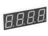 KW4-806AGB Дисплей: LED; 7-сегментный; 20,4мм; желто-зеленый; 10?20мкд; анод