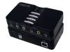 UA0099 Компьютерная плата: звуковая; USB 2.0,stereo 7.1
