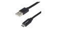 USB2AC2M10PK [10 шт] Charging Cable, 10pcs USB-A Plug - USB-C Plug 2m USB 2.0 Black