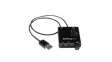 ICUSBAUDIO2D Audio Adapter, External Sound Card, Straight, USB-A Plug - 2x 3.5 mm Socket/SPDIF Socket