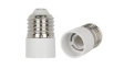 8714681449264 Adaptor / Lamp Holder E27/E14, Plastic, White