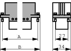 C146 10A006 002 1, Pin insert, 6-pin, C 146 E, Amphenol